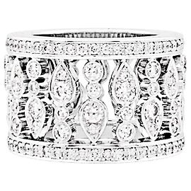 Anello Chopard, "Haute Joaillerie" in oro bianco e diamanti. Altro