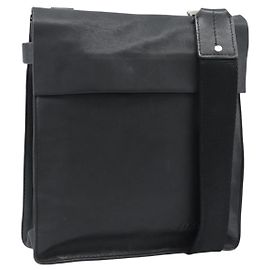 Borsa a Spalla Salvatore Ferragamo in Pelle Nera Argento Auth bs35581 Nero Argento