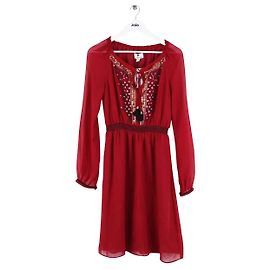 Altuzarra Bordeaux Kleid Bordeaux