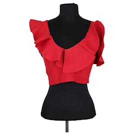 Alexander Mcqueen Red sleeveless top Red