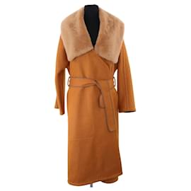 Hermès Abrigo camel Camello