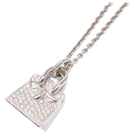 Hermès HERMES 750WG Birkin Amulette Diamond Necklace Other