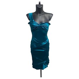 Robe bleu sarcelle GUCCI FALL 2005 RTW Autre