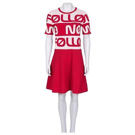 Red Valentino Fitted Printed Dress - Size M Pre-owned Other