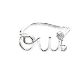 Christian Dior Dior Amour White Gold (18K) Diamond Band Ring Silvery