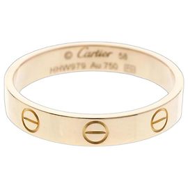 Bague Mini Love de Cartier en or rose Doré