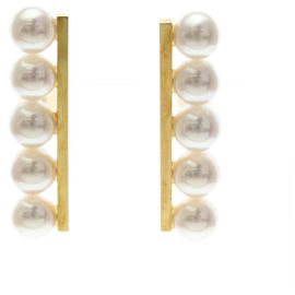 Orecchini a lobo con perle Tasaki Balance Plus D'oro
