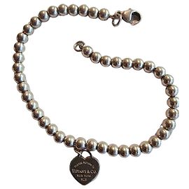 Tiffany & Co. Pulseira Return to Heart em Prata Prata