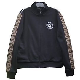 Giacca tuta Fendi FF Monogram Marrone Nero