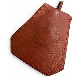 Hermès Red Leather Pendant Red
