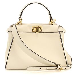 Fendi 2WAY Peekaboo Handbag White