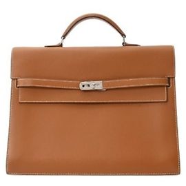 Hermès Hermes Kelly Depeches 34 Business Bag in Gold Golden