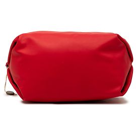 Bottega Veneta Red Lambskin Pouch Red