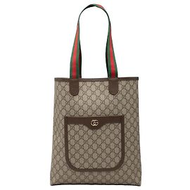 Tote Gucci Beige GG Supreme Web Ophidia Beige