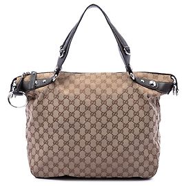Borsa Gucci Beige GG Canvas Icon Bit Beige