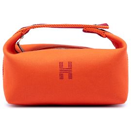 Étui Hermès Orange Small Toile Bride A Brac Orange