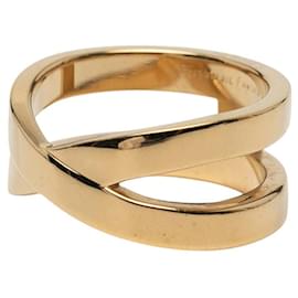 Hermès Hermes Ruban Scarf Ring Golden