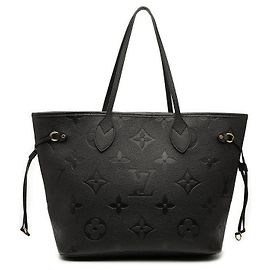 Bolsa 2 formas Louis Vuitton Neverfull MM Monogram Empreinte Preto