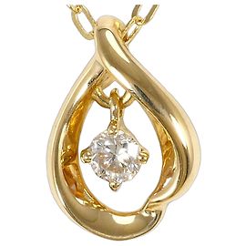 Autre Marque Collier en or jaune 18K avec diamant Doré