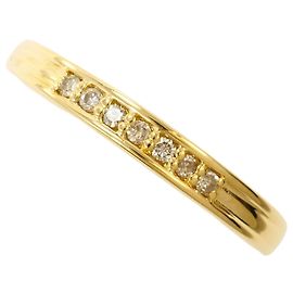 Autre Marque 18K Gelbgold-Ring mit Diamant Golden