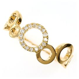 Autre Marque 18K Gelbgold-Ring mit Diamant Golden
