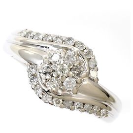 Autre Marque PT900 Platinring mit Diamant Andere