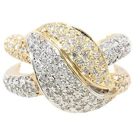Autre Marque 14K Goldring mit Cubic Zirconia Golden