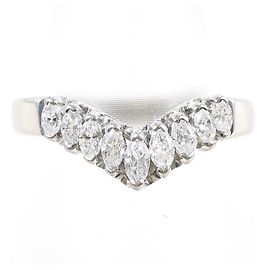 Autre Marque PT900 Platinring mit Diamant Andere