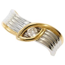 Autre Marque PT900 Platin- und 18K Gelbgold Ring Golden Andere