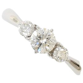 Autre Marque PT900 Platinring mit Diamant Andere