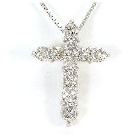 Autre Marque Colar de platina PT900 e PT850 com diamante Outro