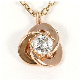 Autre Marque Collier en or rose avec diamant Doré