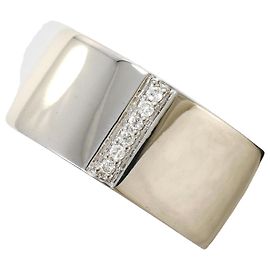 Autre Marque 18K Weißgold Diamantring Golden