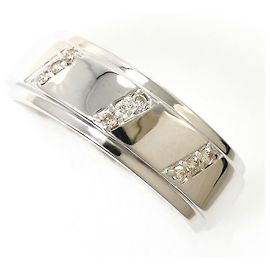 Autre Marque 18K Weißgold-Ring mit Diamant Golden