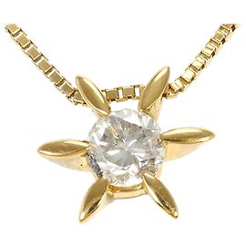 Autre Marque Collier en or jaune 18K avec diamant Doré