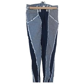 Veronique Leroy Véronique Leroy Blue Patchwork Denim Jeans Blue Other
