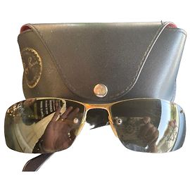Ray-Ban Aviator Occhiali da sole dorati Marrone D'oro
