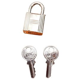 Lucchetto Hermès con chiavi Silver hardware