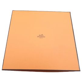 Caixa Laranja Hermès e Acessórios para Mini Kelly Marrom Laranja