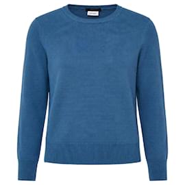 Weekend Max Mara Blauer Feinstrickpullover Blau