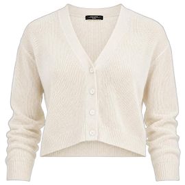 Weekend Max Mara Cropped Cardigan Elfenbein Roh