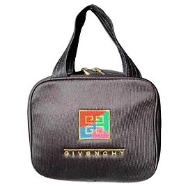 Givenchy Multicolor Logo Cosmetic Bag Black Multiple colors
