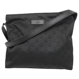 Gucci Borsa a tracolla in nylon GG Monogram Nero