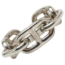 Hermès Hermes Chaine d'Ancre Scarf Ring Silvery