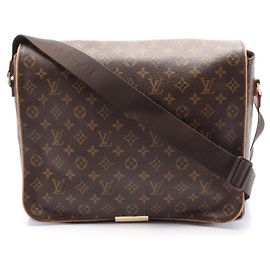 Borsa a Spalla Louis Vuitton Abbesses Monogram Marrone