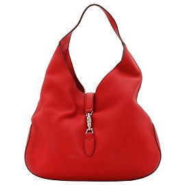 Gucci Jackie 1961 Sac Hobo en cuir rouge Rouge