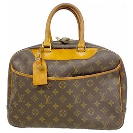 Borsa Louis Vuitton Monogram Deauville Marrone