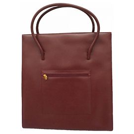 Cartier Must Tote Bag Dark red