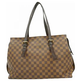 Sac cabas Louis Vuitton Damier Chelsea N51119 Ebene Damier ebène