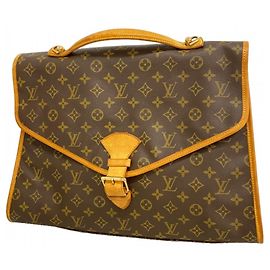 Borsa Louis Vuitton Monogram Beverly M51120 Marrone